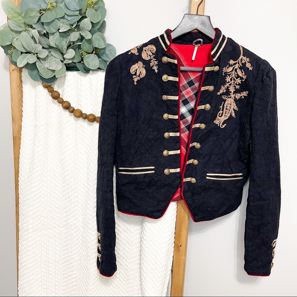 Free People | Embroidered Band Jacket - Picture 6 of 13